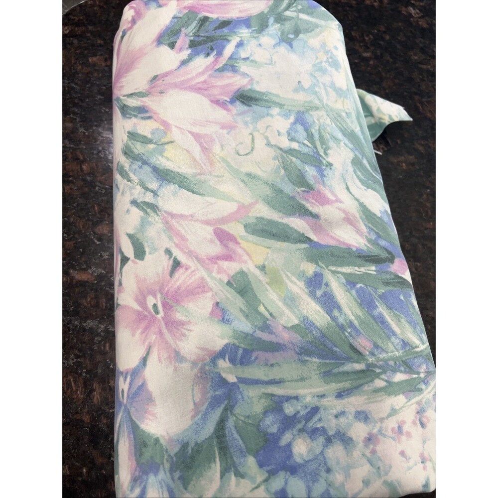 Wamsutta King Flat Sheet Floral